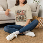 Gen X Women Don't Panic T-Shirt — Retro Raccoon Vintage Graphic Tee