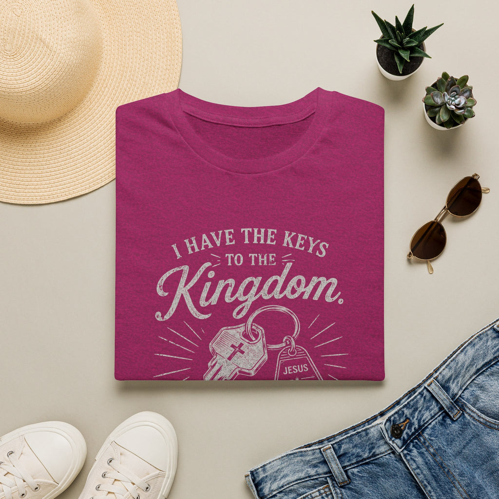 Kingdom Keys T-Shirt — "I Have the Keys to the Kingdom" Church Faith Tee