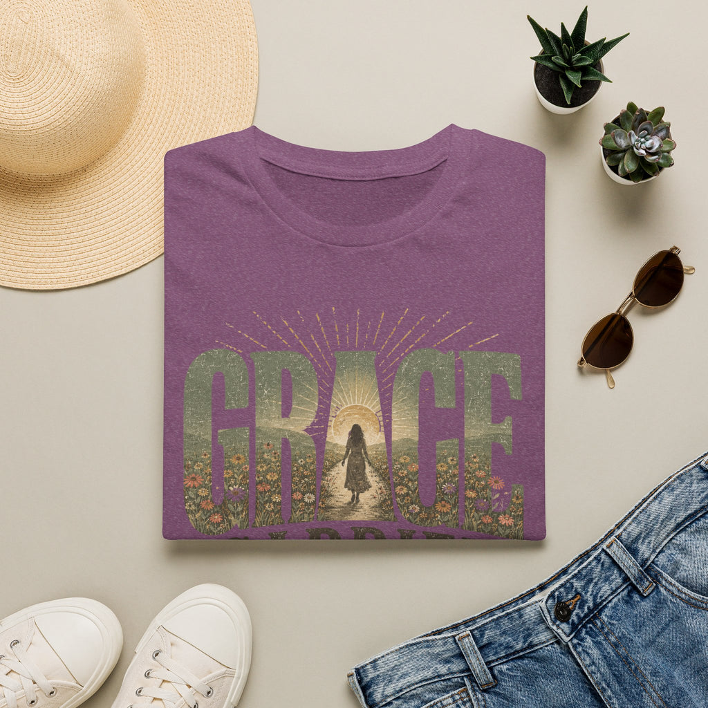 Grace Carried Me T‑Shirt — Inspirational Christian Faith Graphic Tee