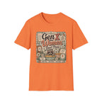 Gen X Women Don't Panic T-Shirt — Retro Raccoon Vintage Graphic Tee
