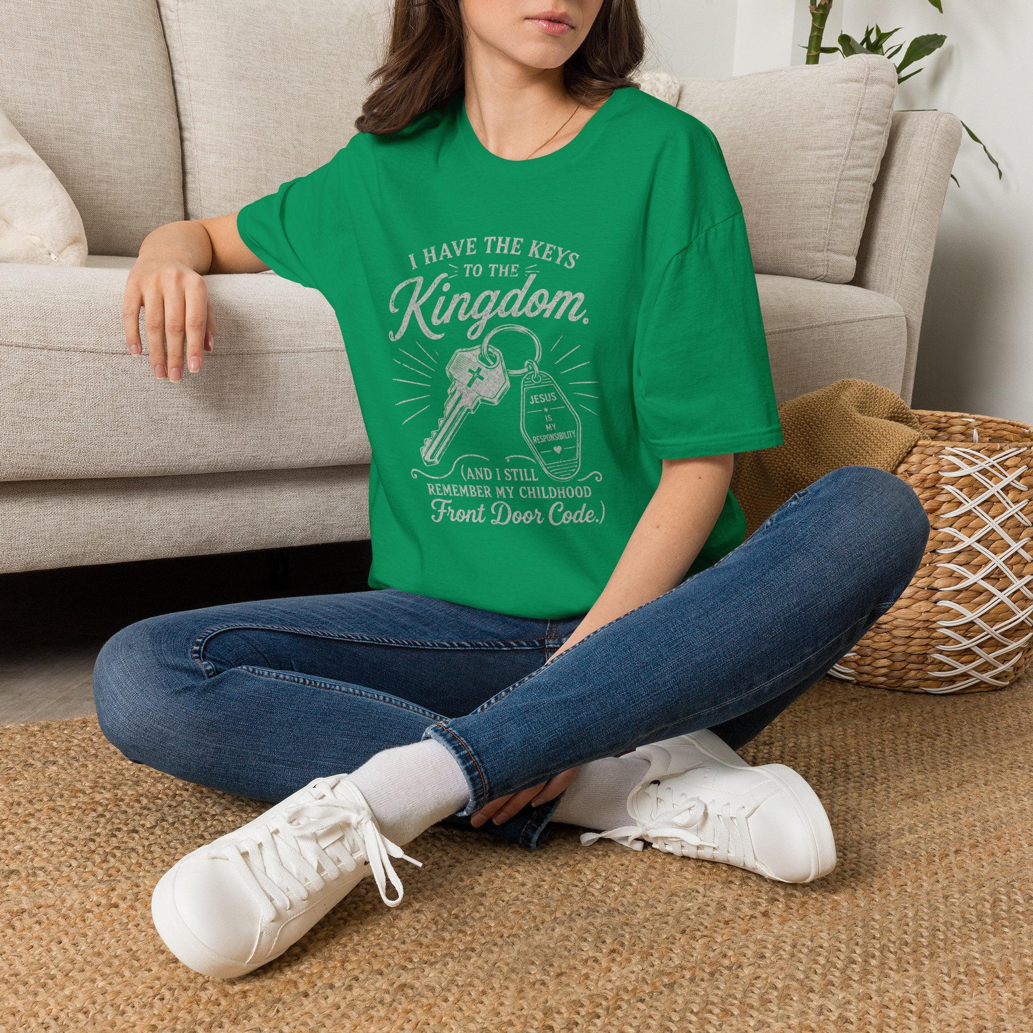 Kingdom Keys T-Shirt — "I Have the Keys to the Kingdom" Church Faith Tee