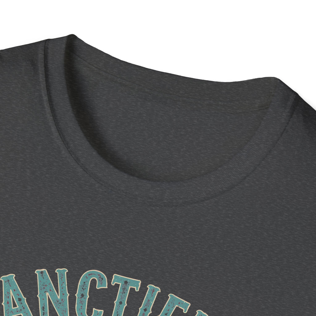 Sanctified & Slightly Spicy T-Shirt — Christian Faith with Fun Attitude