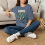 Blessed But Overstimulated T-Shirt — Retro Cozy Graphic Tee for Busy Moms & Millennials