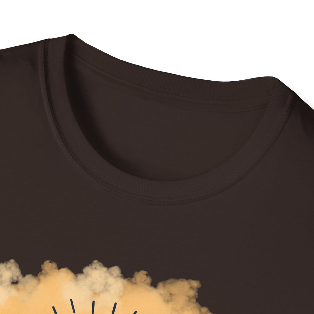 Be The Light Graphic T-Shirt — Floral Lightbulb Inspirational Tee