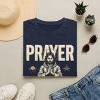 Prayer Warrior T-Shirt — Meditative Jesus Graphic Tee