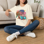 God Blessed the USA T-Shirt — Patriotic Christian Flag Tee