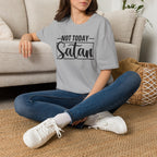 Not Today Satan T-Shirt — Funny Christian Faith Graphic Tee
