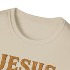 Christian Coffee T-Shirt - "Jesus Loves Me But I Still Need Coffee" Faith Tee
