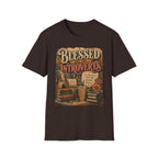 Blessed Are the Introverts T-Shirt — Cozy Vintage Introvert Tee