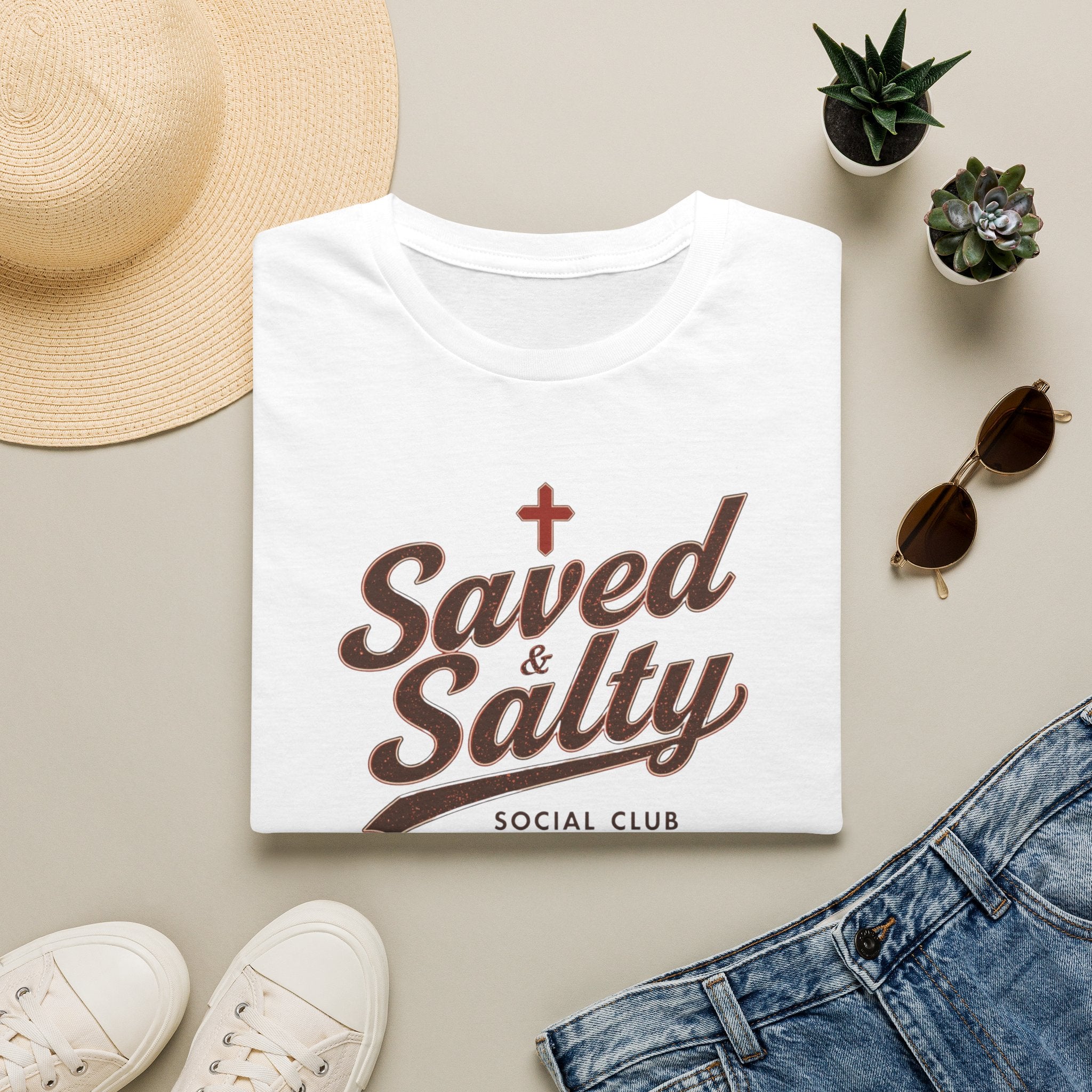 Saved & Salty T-Shirt — Christian Social Club Graphic Tee