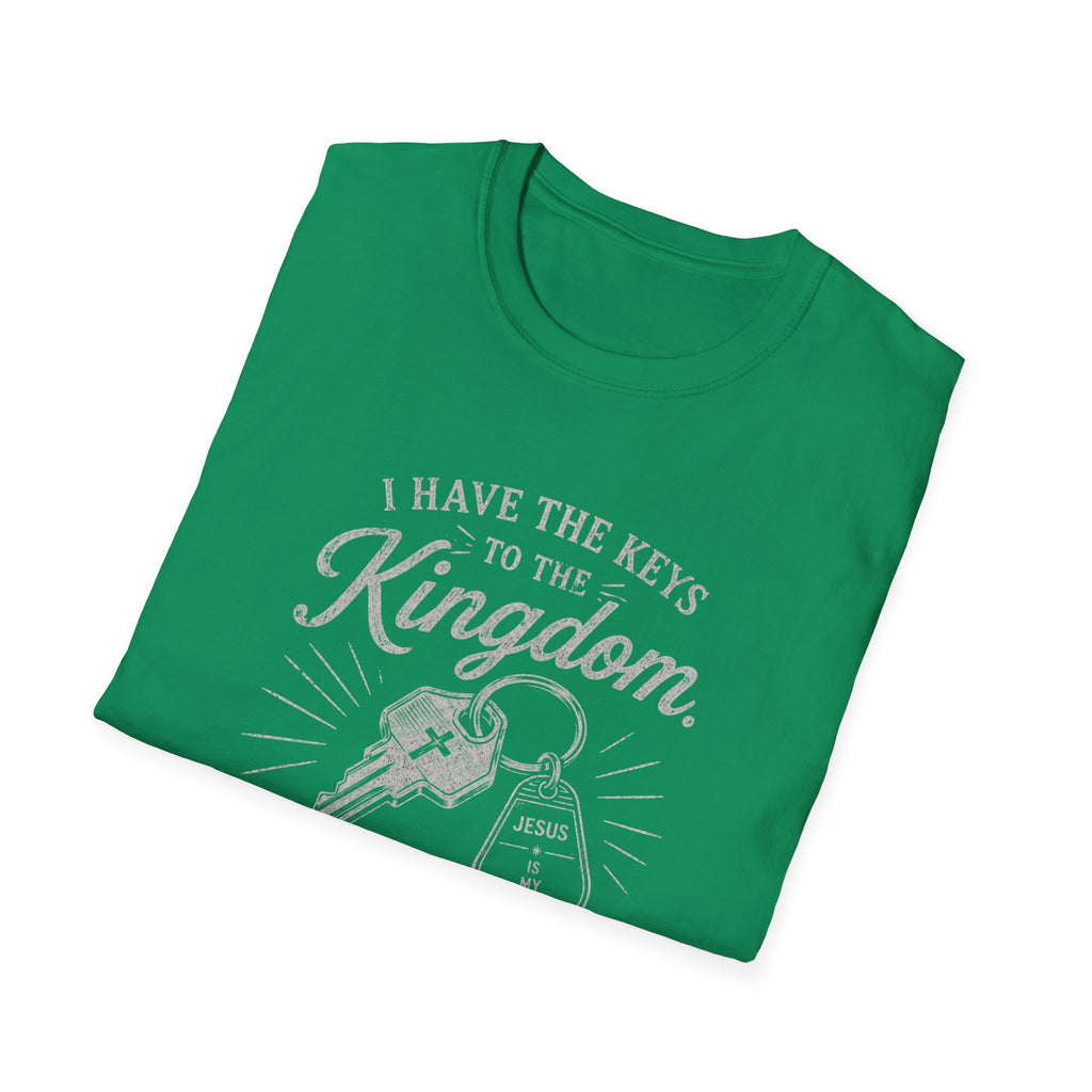 Kingdom Keys T-Shirt — "I Have the Keys to the Kingdom" Church Faith Tee