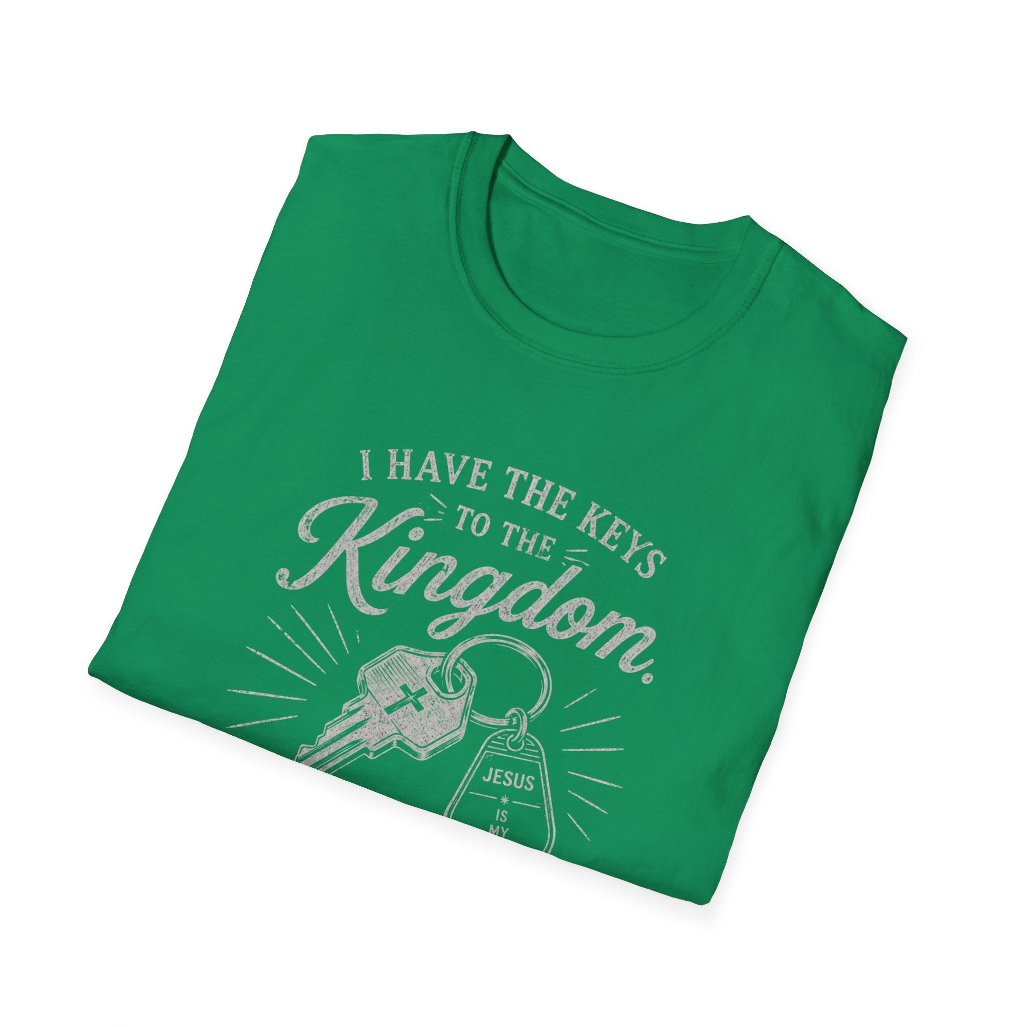 Kingdom Keys T-Shirt — "I Have the Keys to the Kingdom" Church Faith Tee