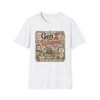 Gen X Women Don't Panic T-Shirt — Retro Raccoon Vintage Graphic Tee