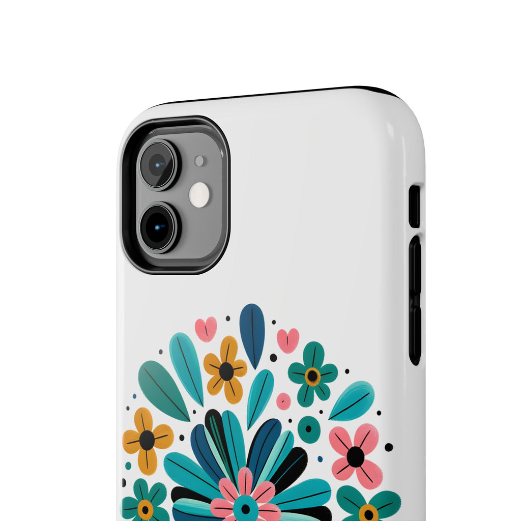 Tough Phone Case — “Love Like Jesus” Floral Christian iPhone Case