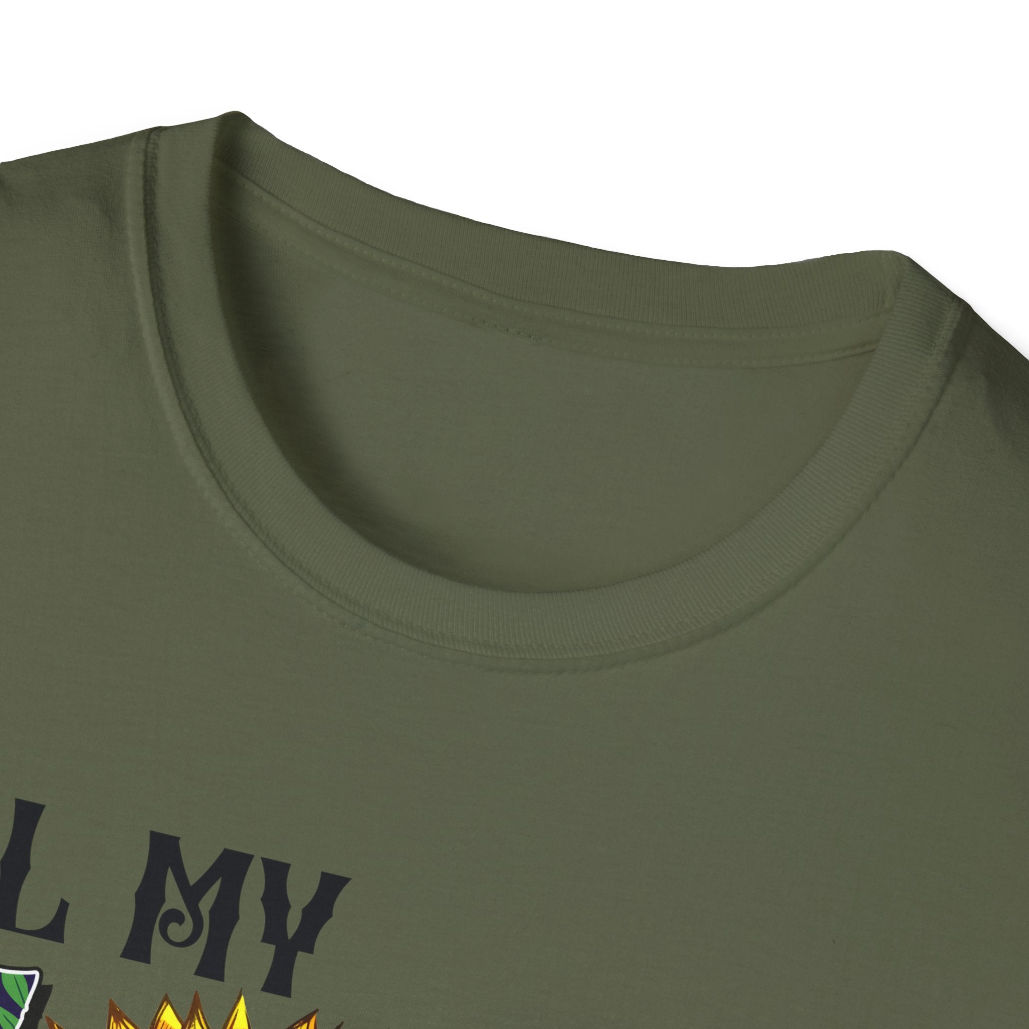 Faith T-Shirt — “All My Hope Is In Jesus” Sunflower Floral Design