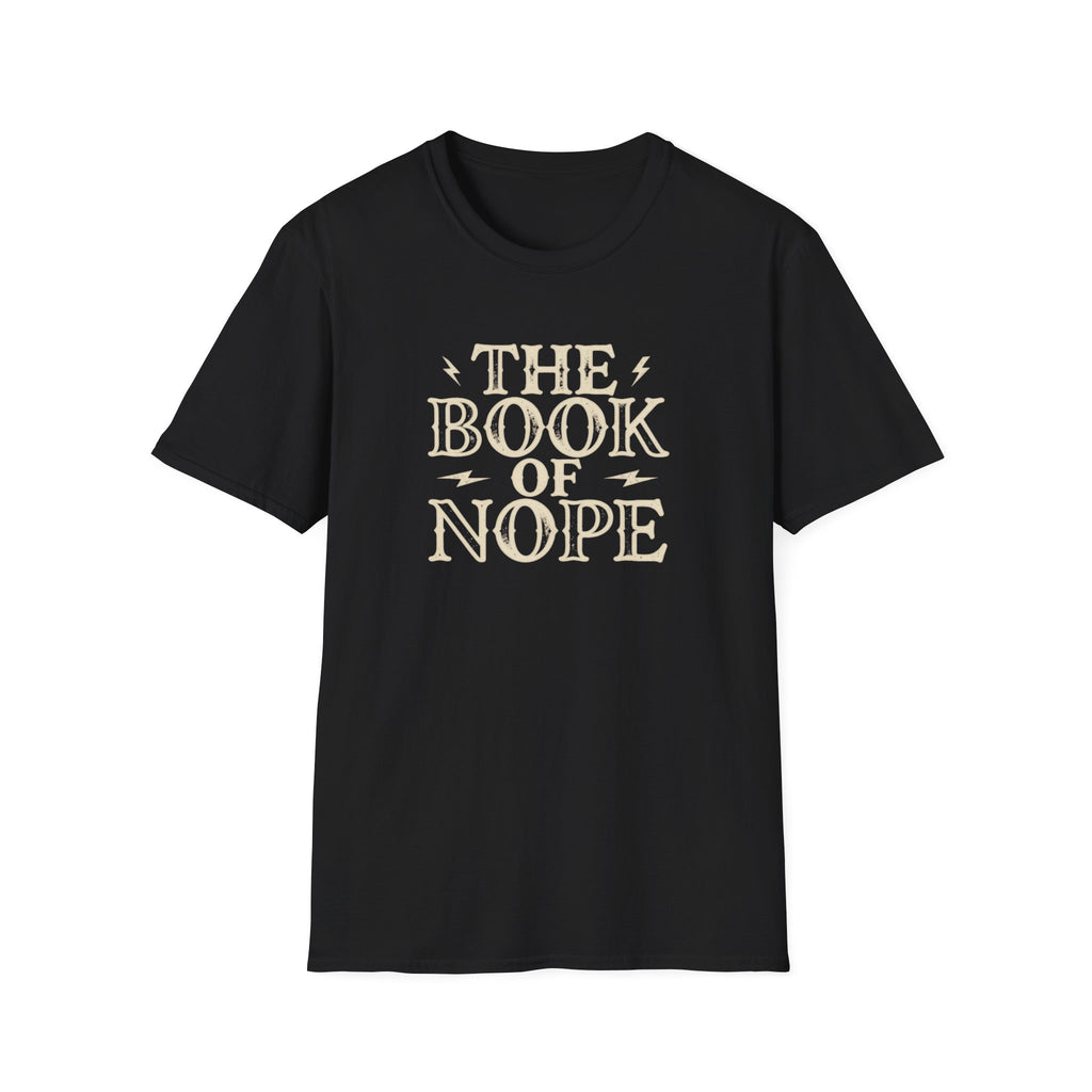 T‑Shirt — "The Book of Nope" Graphic Tee