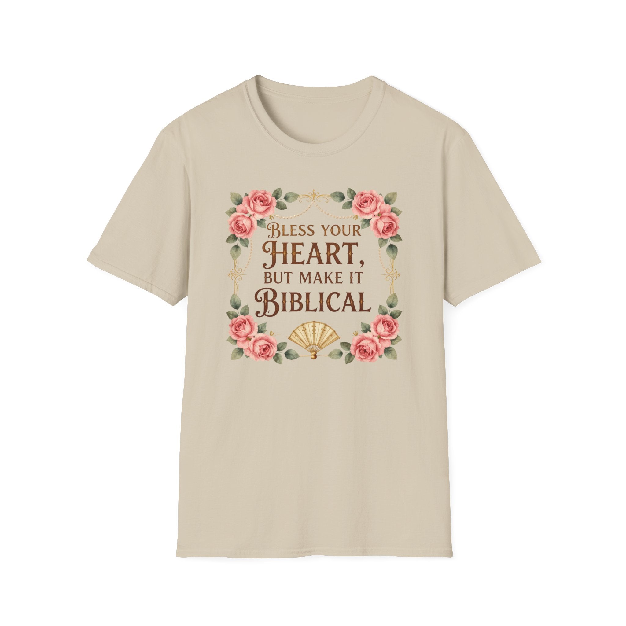 Biblical Blessings T-Shirt — "Bless Your Heart, But Make It Biblical" Floral Tee