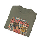 Raised on Hose Water Retro Graphic T-Shirt — Vintage Barber/Salon Vibes