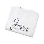 Jesus Script Tee — "Jesus: The Way The Truth The Life" Christian Faith T-Shirt