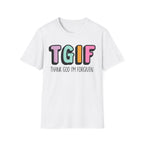 TGIF "Thank God I’m Forgiven" T-Shirt — Colorful Christian Faith Tee