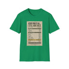Jesus Paid It All Receipt Tee — 'I Still Have Bills' Christian Humor T-Shirt