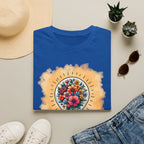 Be The Light Graphic T-Shirt — Floral Lightbulb Inspirational Tee