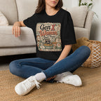Gen X Women Don't Panic T-Shirt — Retro Raccoon Vintage Graphic Tee