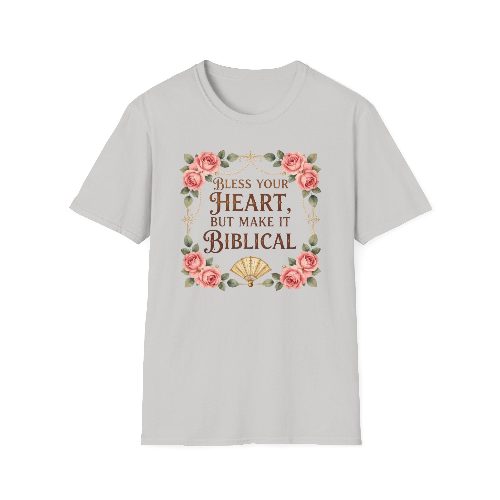 Biblical Blessings T-Shirt — "Bless Your Heart, But Make It Biblical" Floral Tee