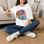 God Blessed the USA T-Shirt — Patriotic Christian Flag Tee