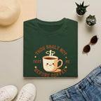 Thou Shalt Not Test Me Before Coffee T-Shirt