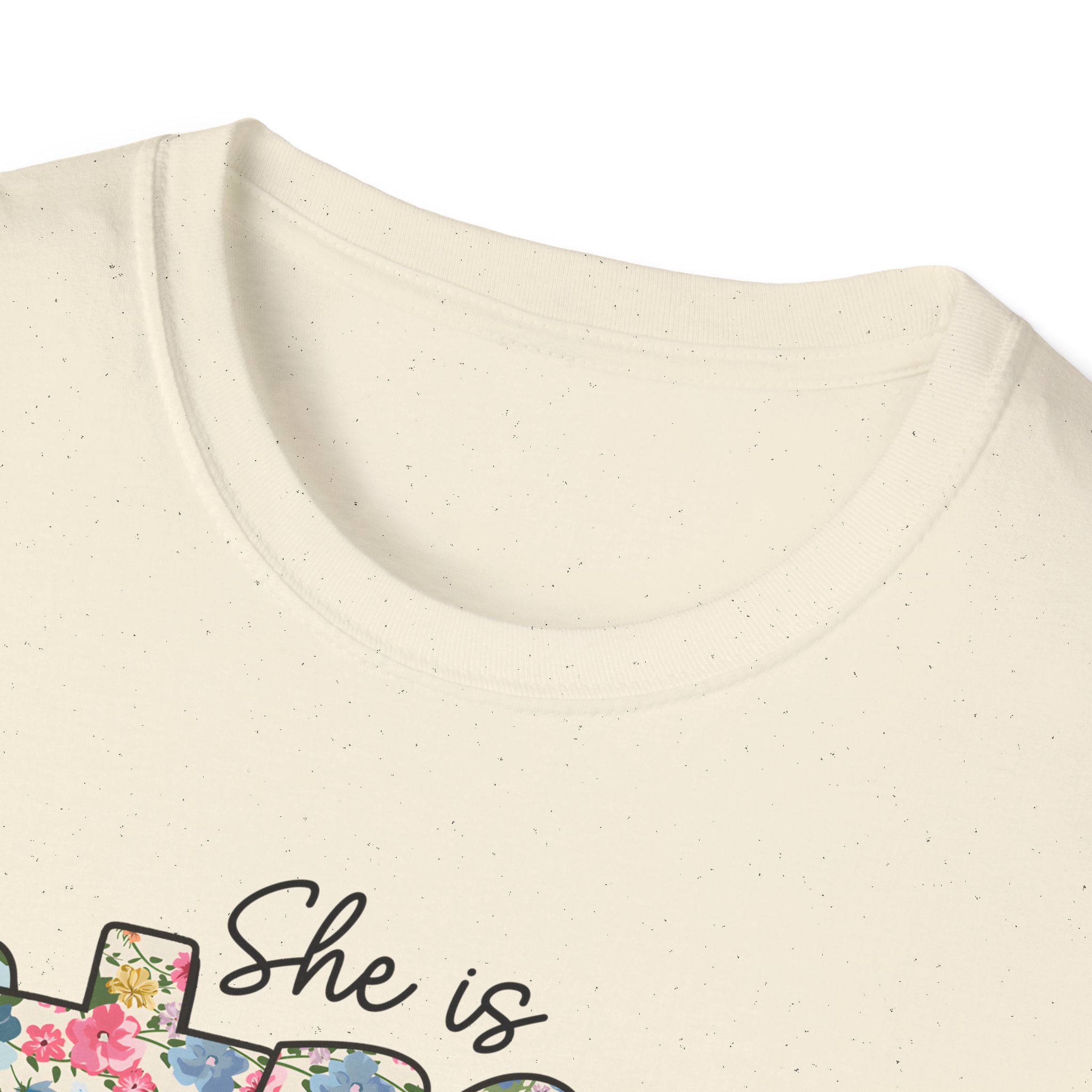 She Is Strong Floral T‑Shirt — Proverbs 31:25 Inspirational Women’s Tee