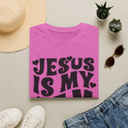 Jesus Is My Jam T-Shirt — Retro Heart Faith Tee