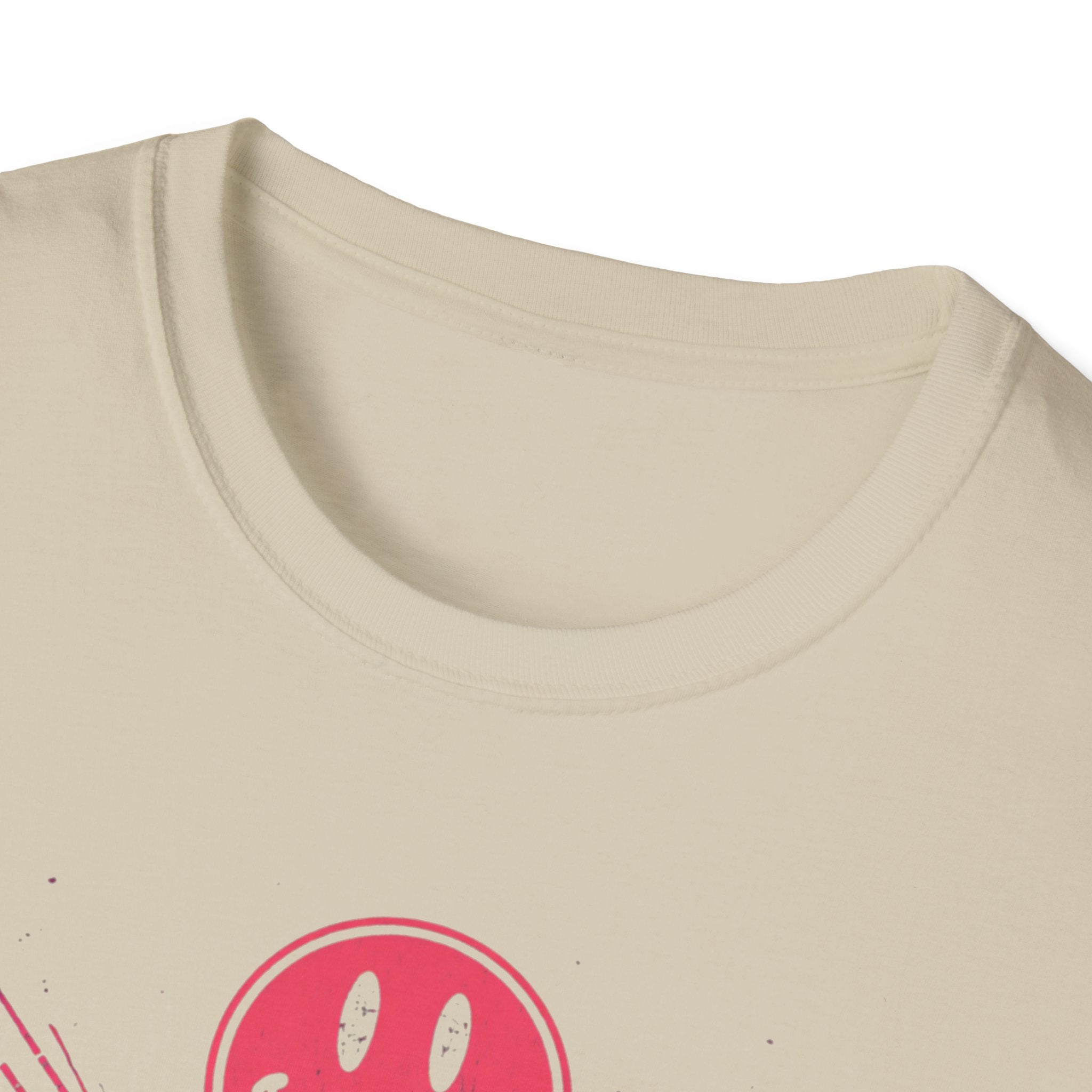 Faith Smiley Cross T-Shirt — Colorful Retro Smile Faces Graphic Tee