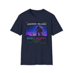 David vs Goliath Retro T-Shirt — "Underdog: Reloaded" Neon Graphic Tee