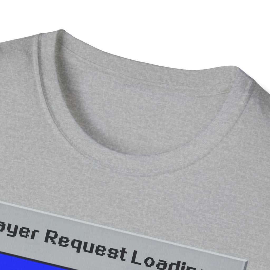 Prayer Request Loading T-Shirt — "Please Wait... God Is Buffering" Christian Graphic Tee