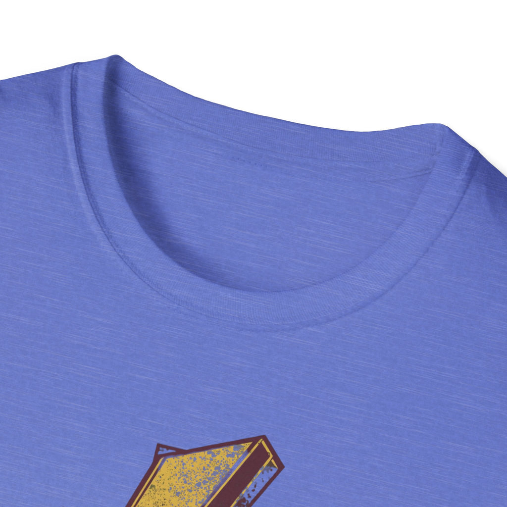 Vintage Lightning Bolt T-Shirt — Retro Distressed Yellow Bolt Tee