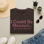 Covered in Grace T‑Shirt — "Running on Coffee, Slightly Unhinged but Saved" Christian Graphic Tee