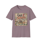 Gen X Women Don't Panic T-Shirt — Retro Raccoon Vintage Graphic Tee