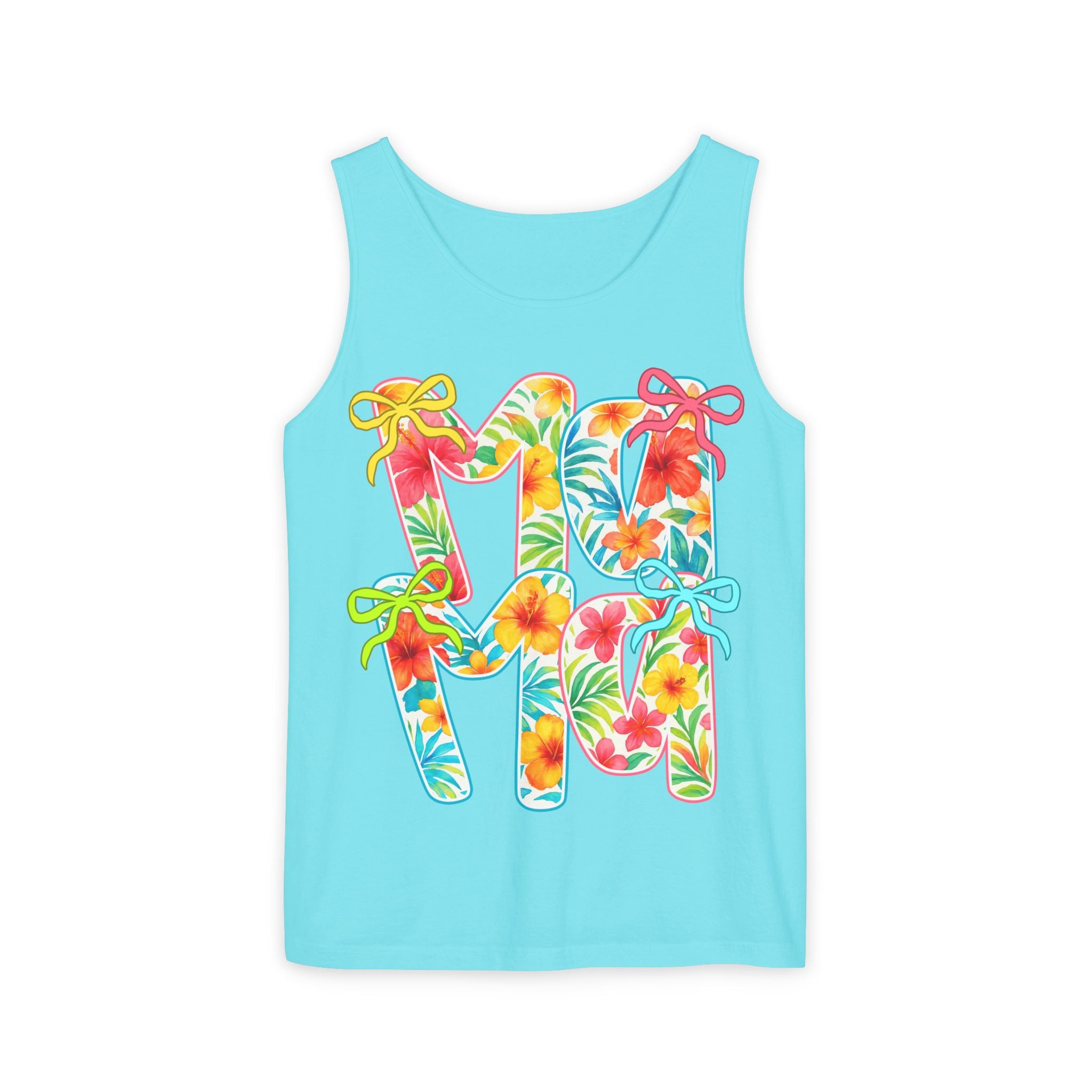 Hawaii Floral 'Mama' Tank Top — Tropical Vacation Beachwear
