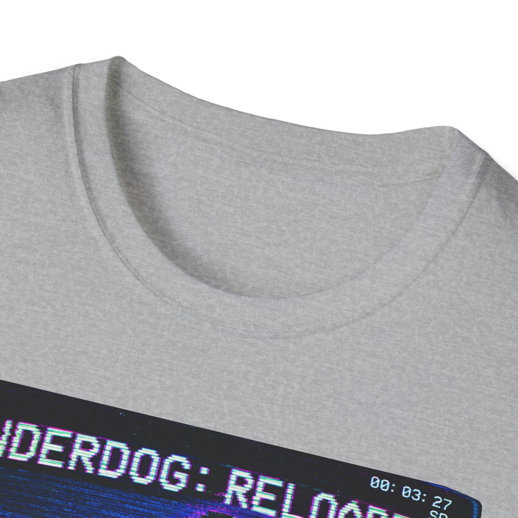 David vs Goliath Retro T-Shirt — "Underdog: Reloaded" Neon Graphic Tee