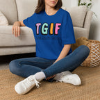 TGIF "Thank God I’m Forgiven" T-Shirt — Colorful Christian Faith Tee