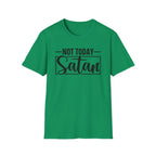 Not Today Satan T-Shirt — Funny Christian Faith Graphic Tee
