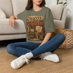 Blessed Are the Introverts T-Shirt — Cozy Vintage Introvert Tee