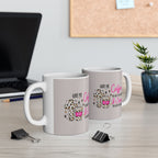 Christian Coffee Mug – “Give Me Coffee to Get Me Started & Jesus to Keep Me Going” (11oz/15oz)