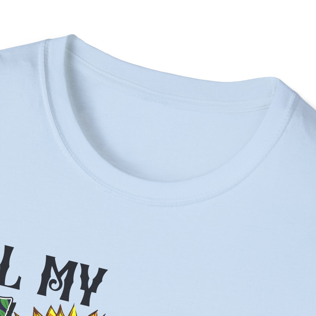 Faith T-Shirt — “All My Hope Is In Jesus” Sunflower Floral Design