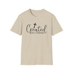 Created With a Purpose Christian T-Shirt — Faith Cross Inspirational Tee