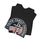 Faith Family Freedom Tee | patriotic, faith-based, vintage Americana