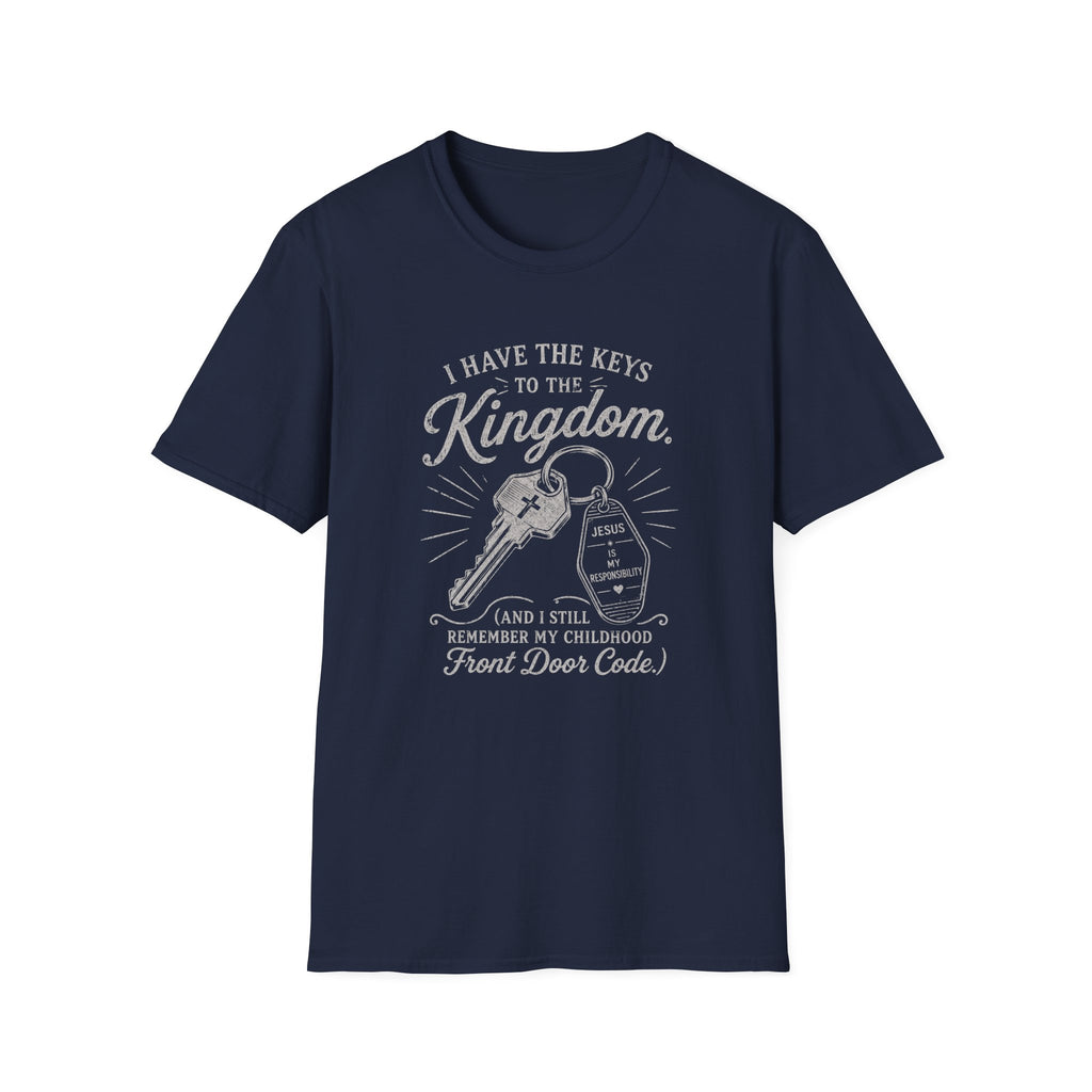 Kingdom Keys T-Shirt — "I Have the Keys to the Kingdom" Church Faith Tee