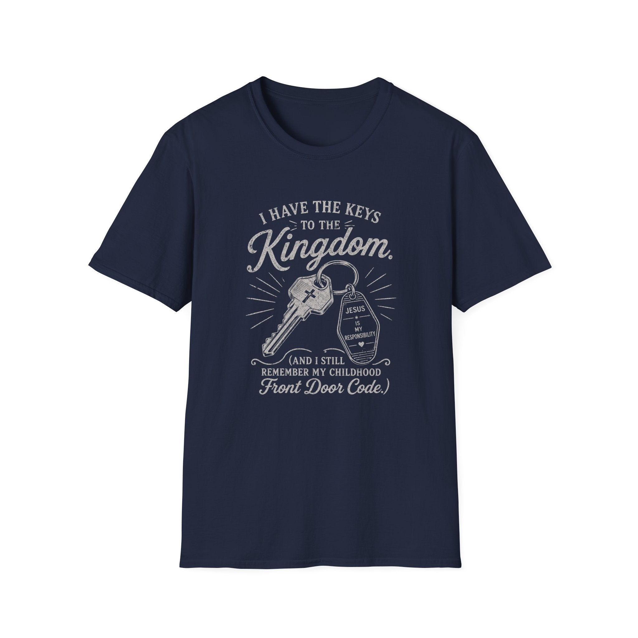 Kingdom Keys T-Shirt — "I Have the Keys to the Kingdom" Church Faith Tee