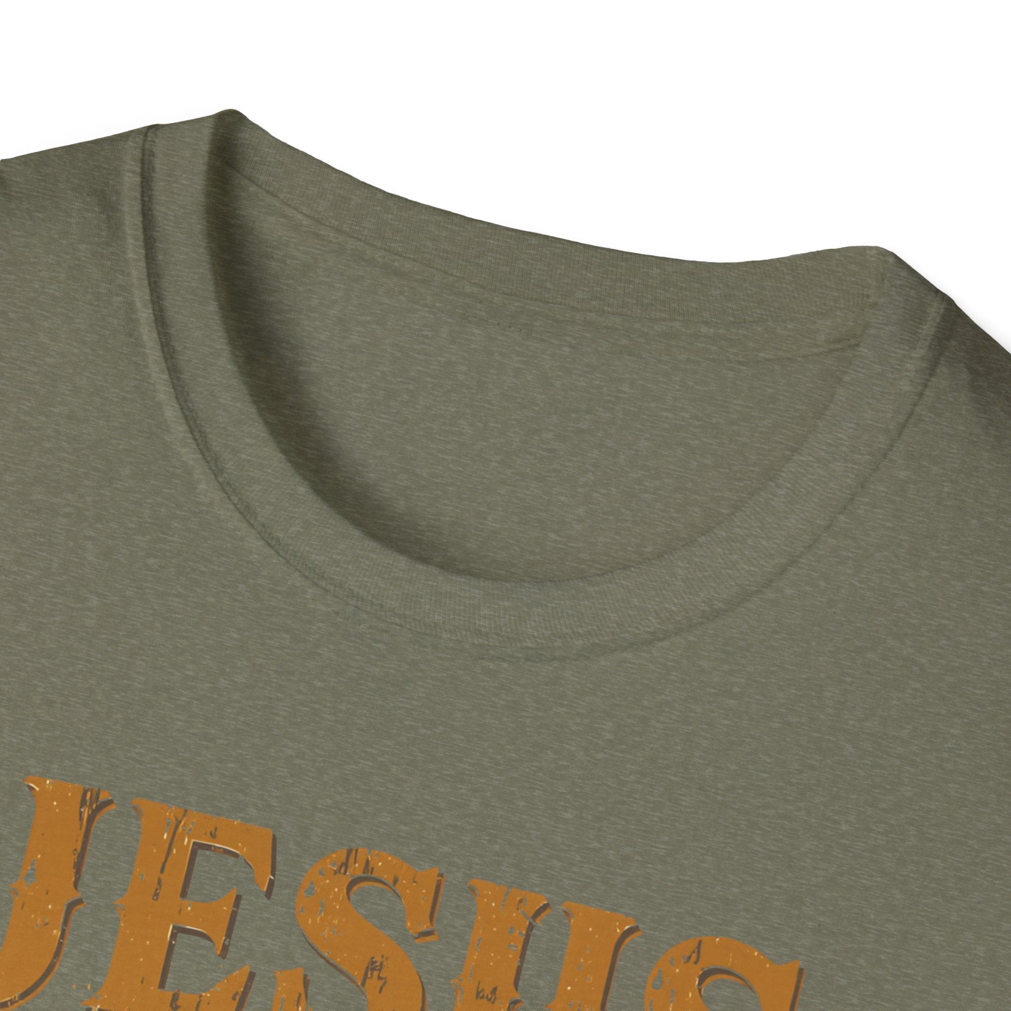 Christian Coffee T-Shirt - "Jesus Loves Me But I Still Need Coffee" Faith Tee